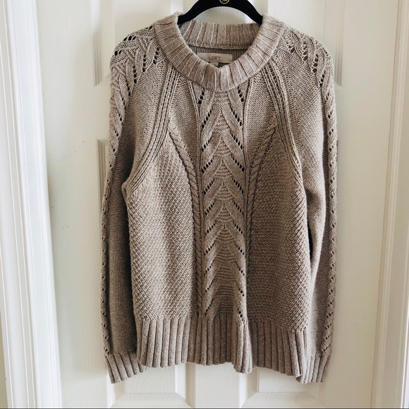 LOFT Sweaters - Loft oatmeal sweater